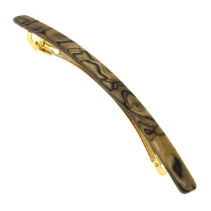 Camila Paris CP2979 French Hair Barrette Large Handmade Copper, Long Skinny Strong Hold Grip Hair Clips for Women, Thin Automatic No Slip and Durable Styling Girls Hair Accessories, Made in France