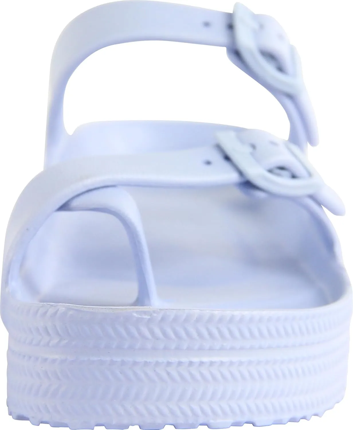 CAMVAVSR Womens Sandals with Arch Support - Comfortable Adjustable Buckles Beach Slides - Lightweight Summer Platform Sandal Chunky Cushioned