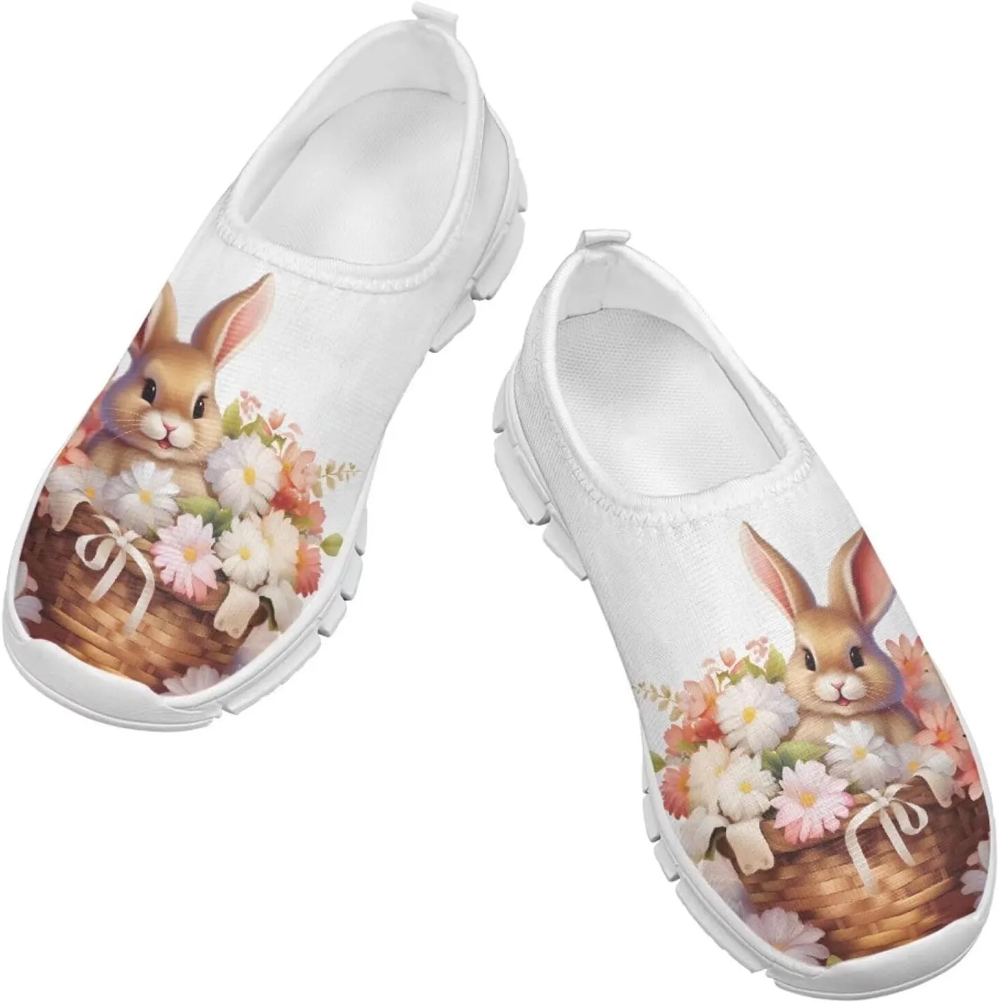 Casual Breathable Mesh Girls Boys Slip On Shoes