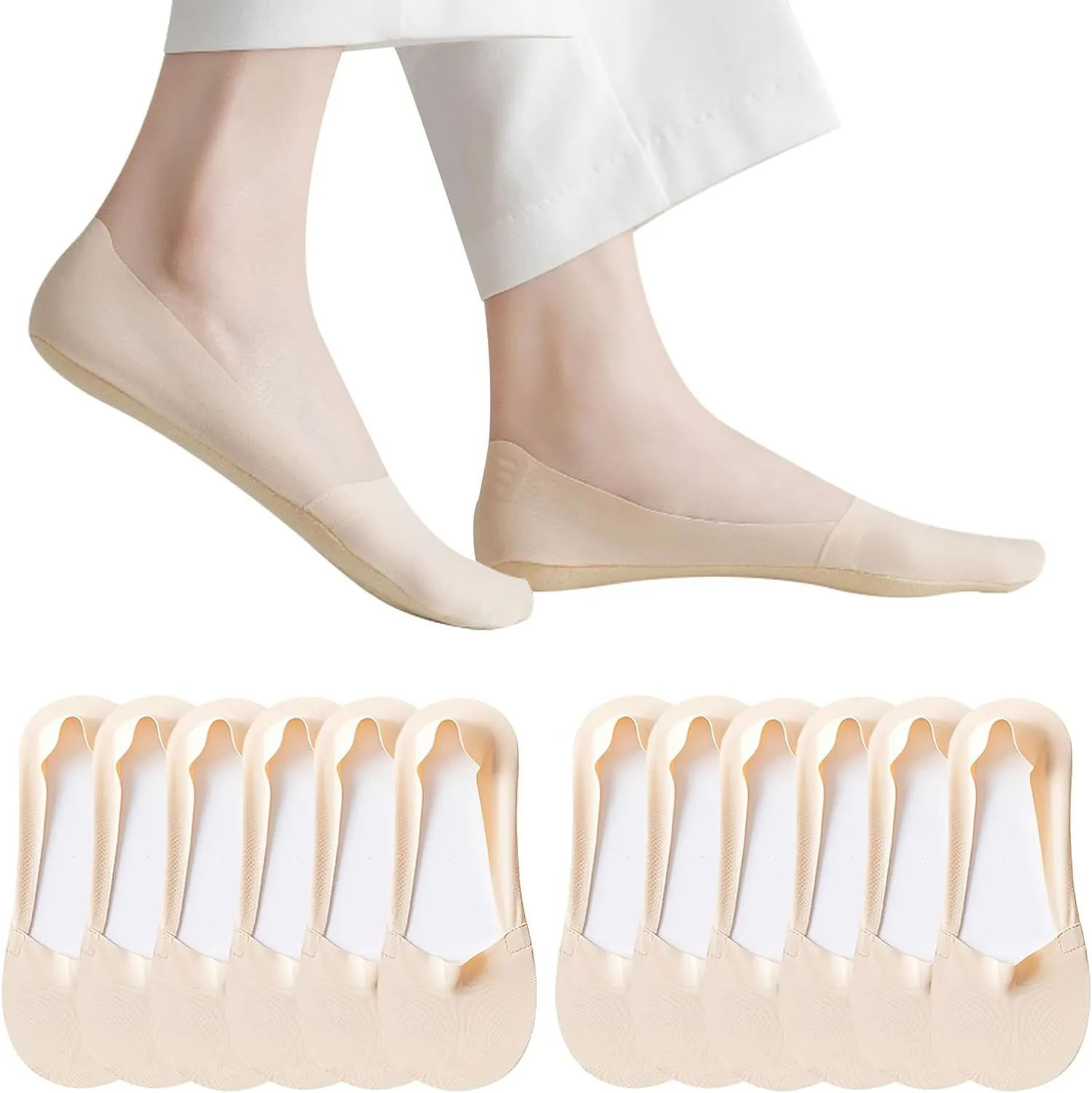 Caudblor Thin No Show Socks Low Cut Liner