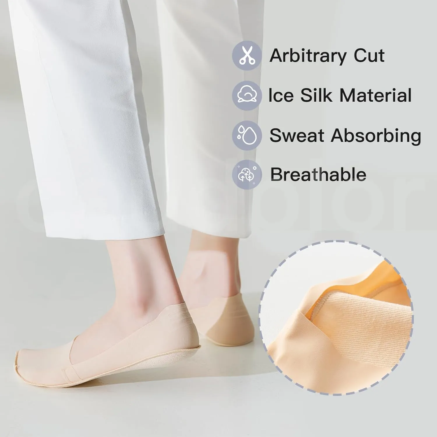 Caudblor Thin No Show Socks Low Cut Liner
