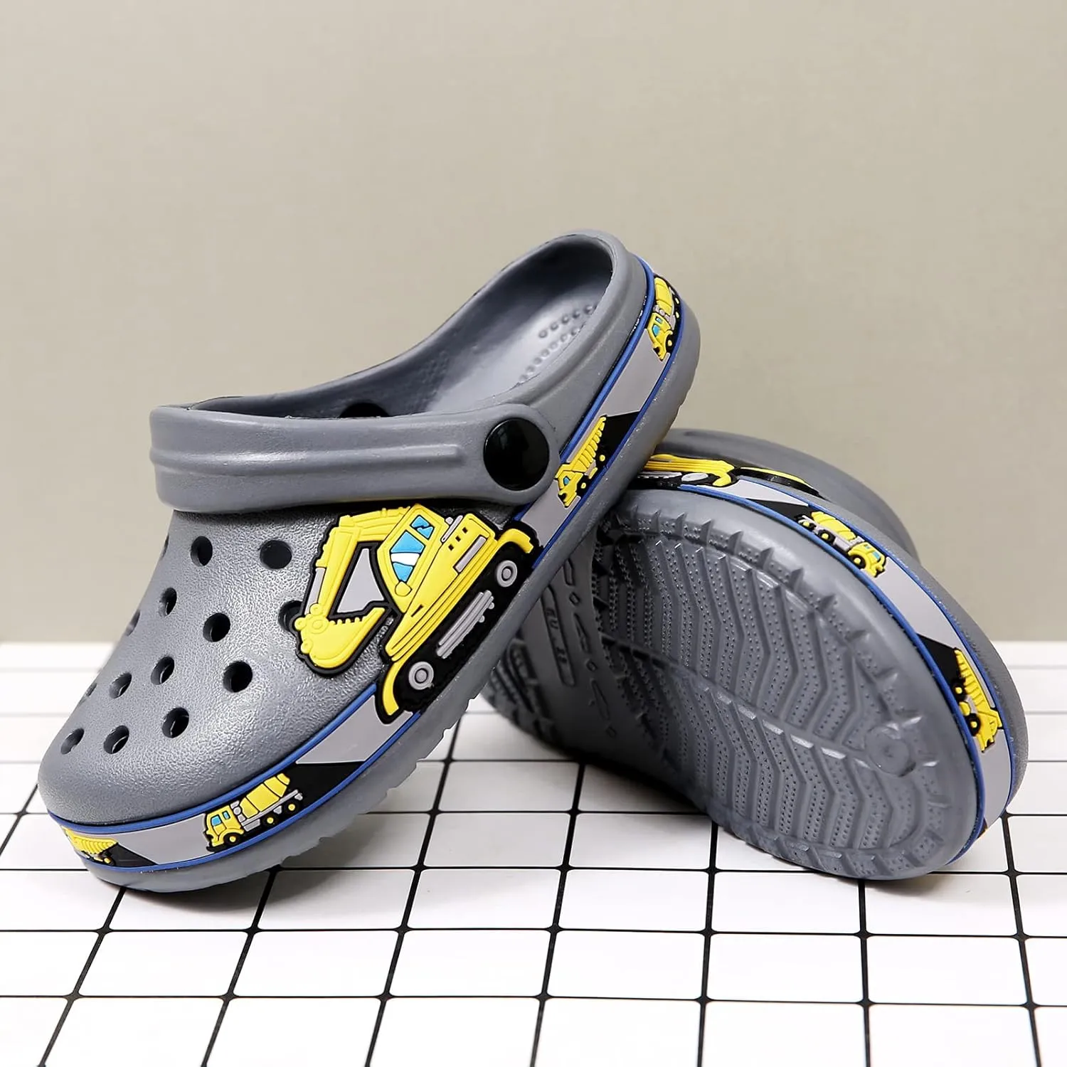 CERYTHRINA Kid's Cute Garden Clogs Shoes Cartoon Slides Sandals Clogs Children Beach Pool Slippers