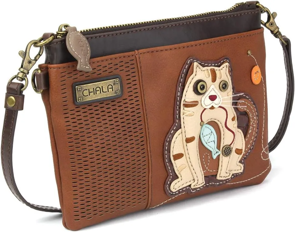 CHALA LaserCut Mini Crossbody/Purse with Convertible Strap Stylish, Compact, Versatile