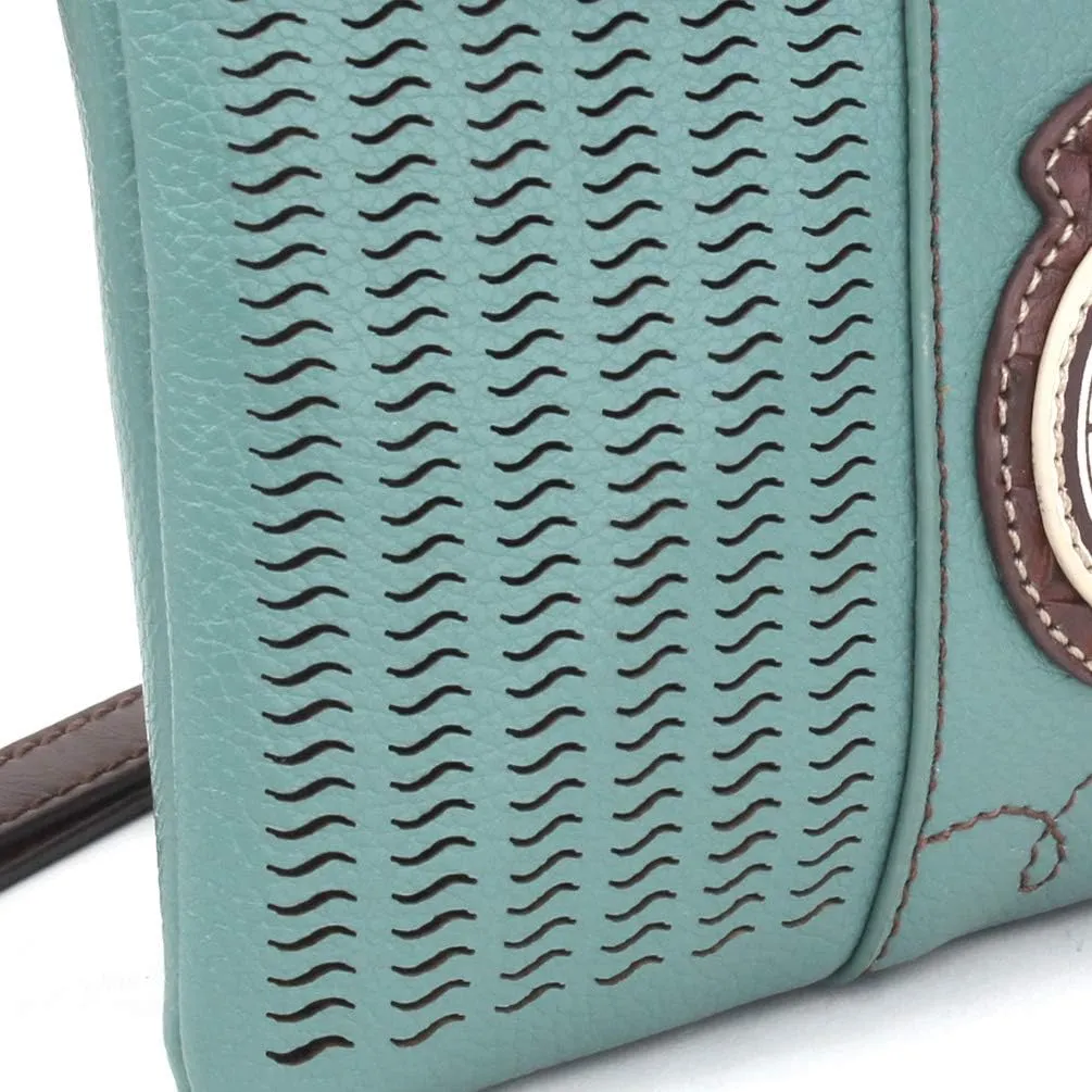 CHALA LaserCut Mini Crossbody/Purse with Convertible Strap Stylish, Compact, Versatile