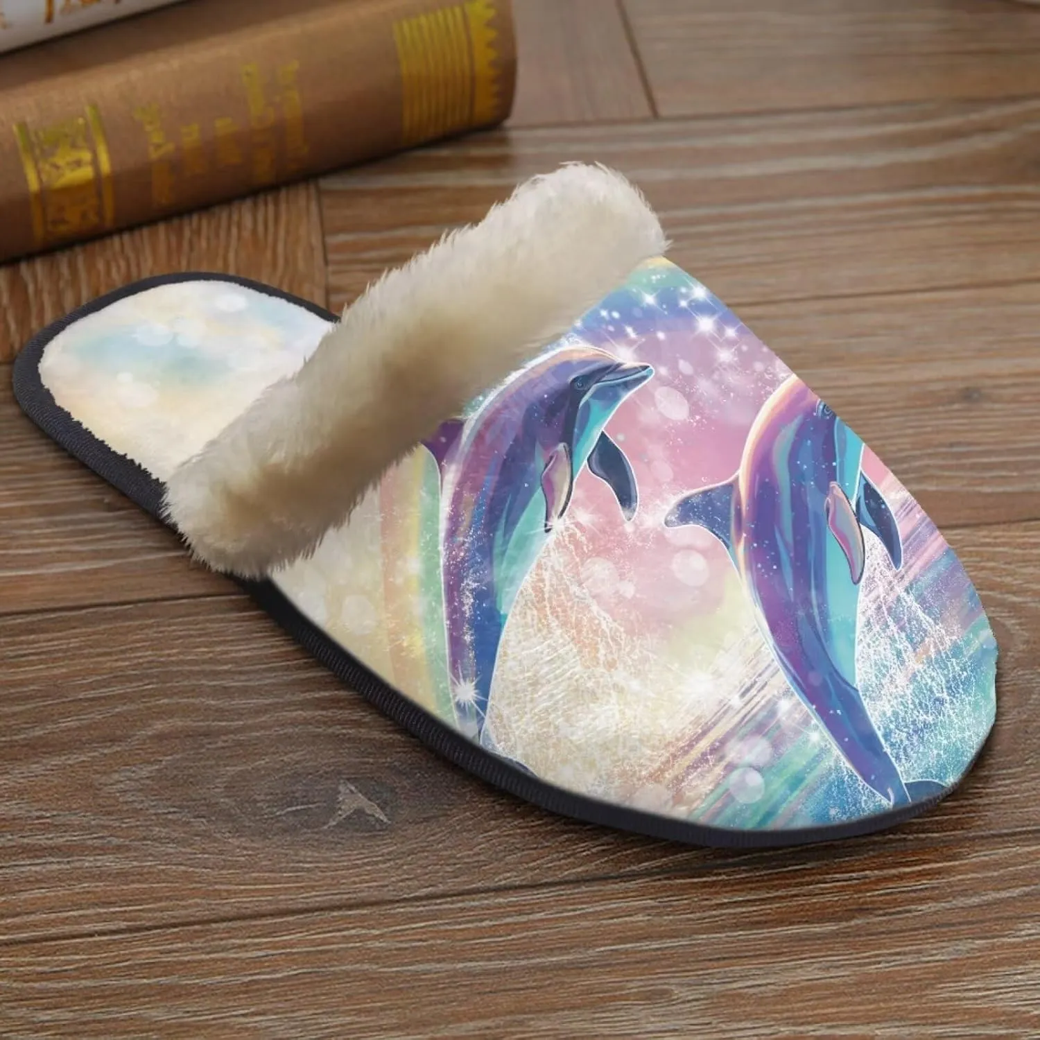 chaqlin Bedroom Slippers Womens Washable Cute House Slippers for Men Casual Winter Indoor Slippers
