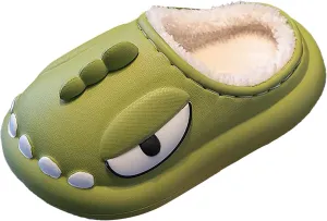 Children's Cotton Slippers Plush Lined Winter House Slipper Non Slip Indoor Slipper Toddler Bedroom Slipper