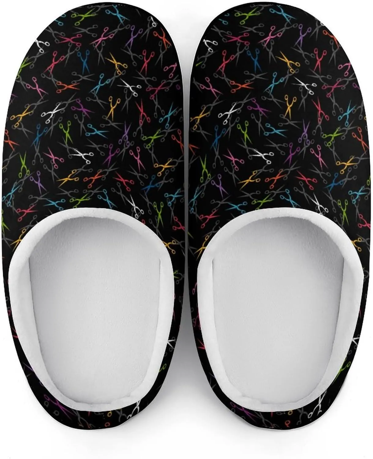 Christmas House Slippers For Woman Ladies Bedroom Slippers Indoor Outdoor Slip-On Shoes Closed Toe Funny Fall Slippers