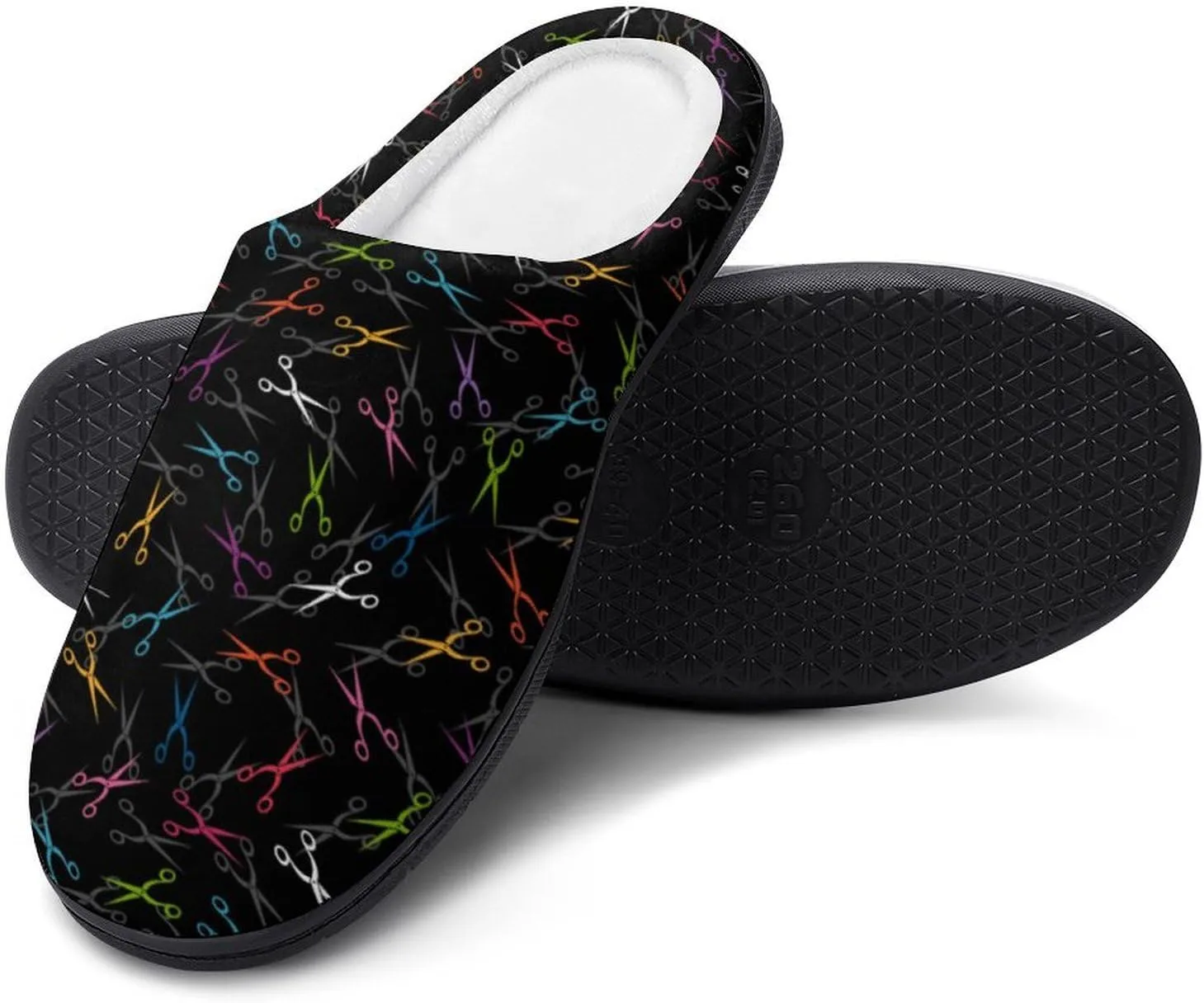 Christmas House Slippers For Woman Ladies Bedroom Slippers Indoor Outdoor Slip-On Shoes Closed Toe Funny Fall Slippers