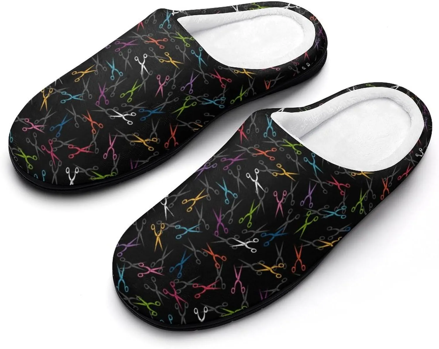 Christmas House Slippers For Woman Ladies Bedroom Slippers Indoor Outdoor Slip-On Shoes Closed Toe Funny Fall Slippers