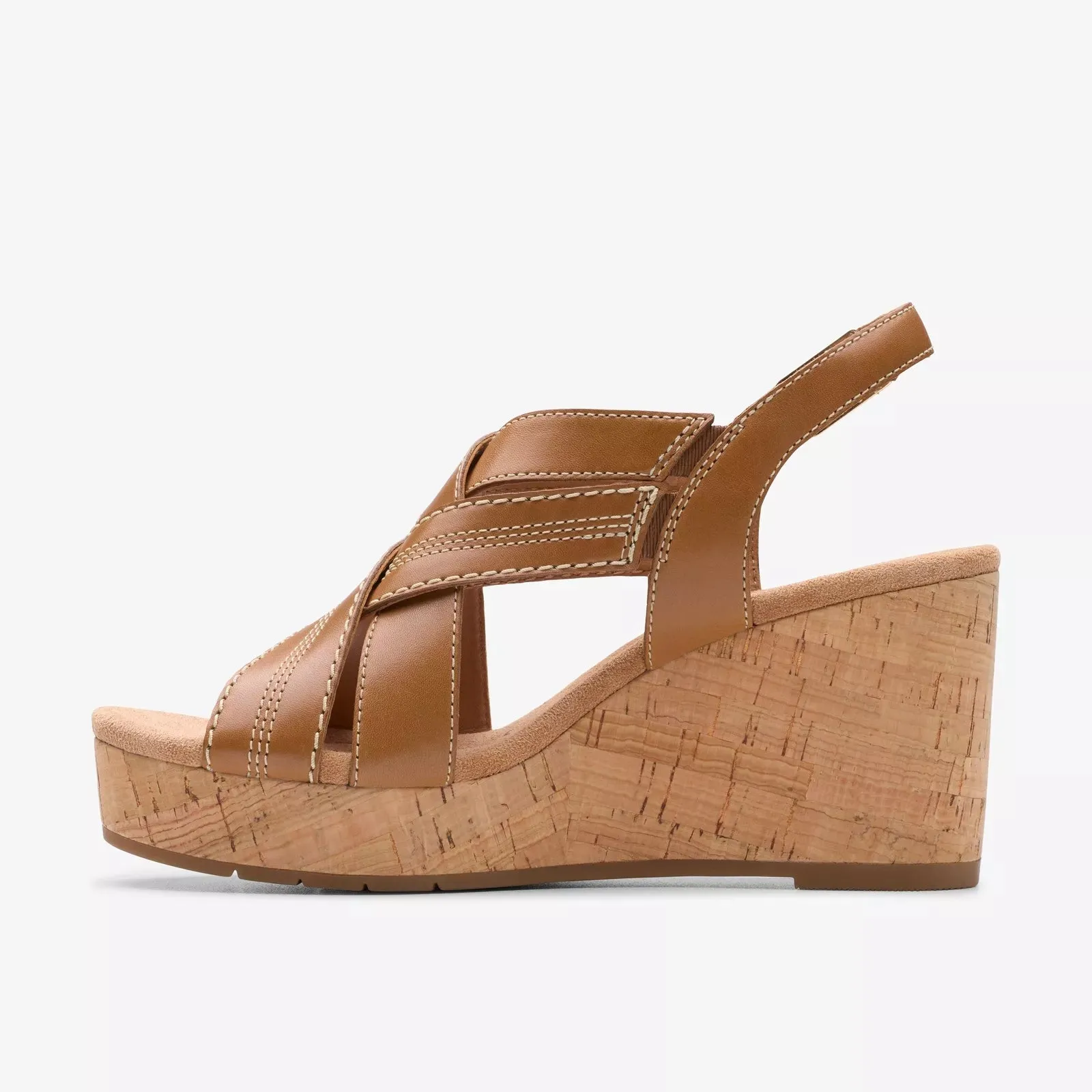 Clarks Women's Sabina Sling Tan Leather 26181461
