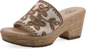CLIFFS BY WHITE MOUNTAIN Women's Biancia Platform Slide Sandal
