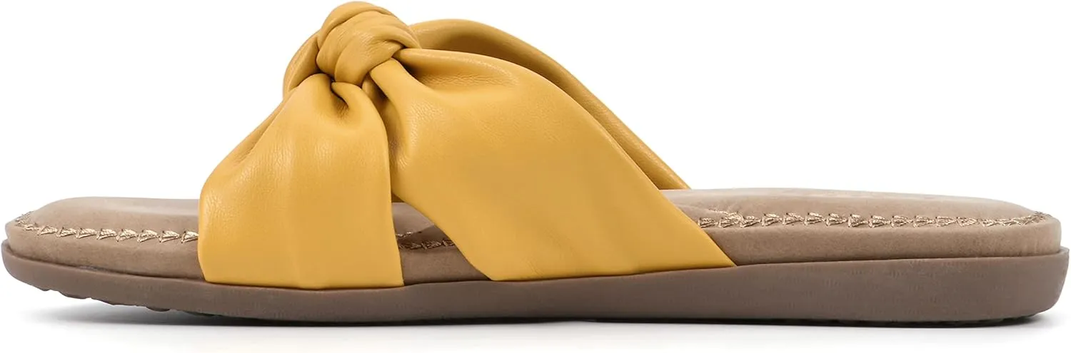 CLIFFS BY WHITE MOUNTAIN Women's Favorite Knotted Slide Sandal
