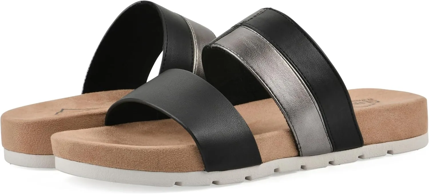 CLIFFS BY WHITE MOUNTAIN Women's Tammy Slide Sandal