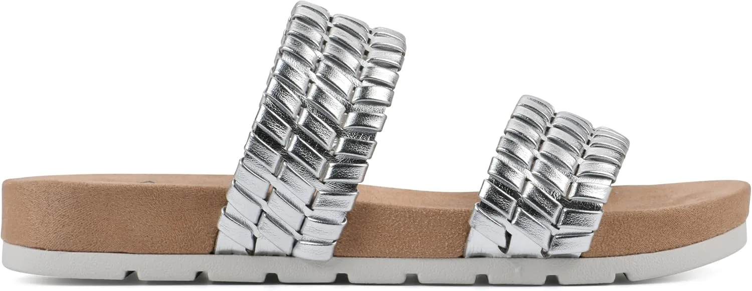 CLIFFS BY WHITE MOUNTAIN Women's Thankful Slide Sandal