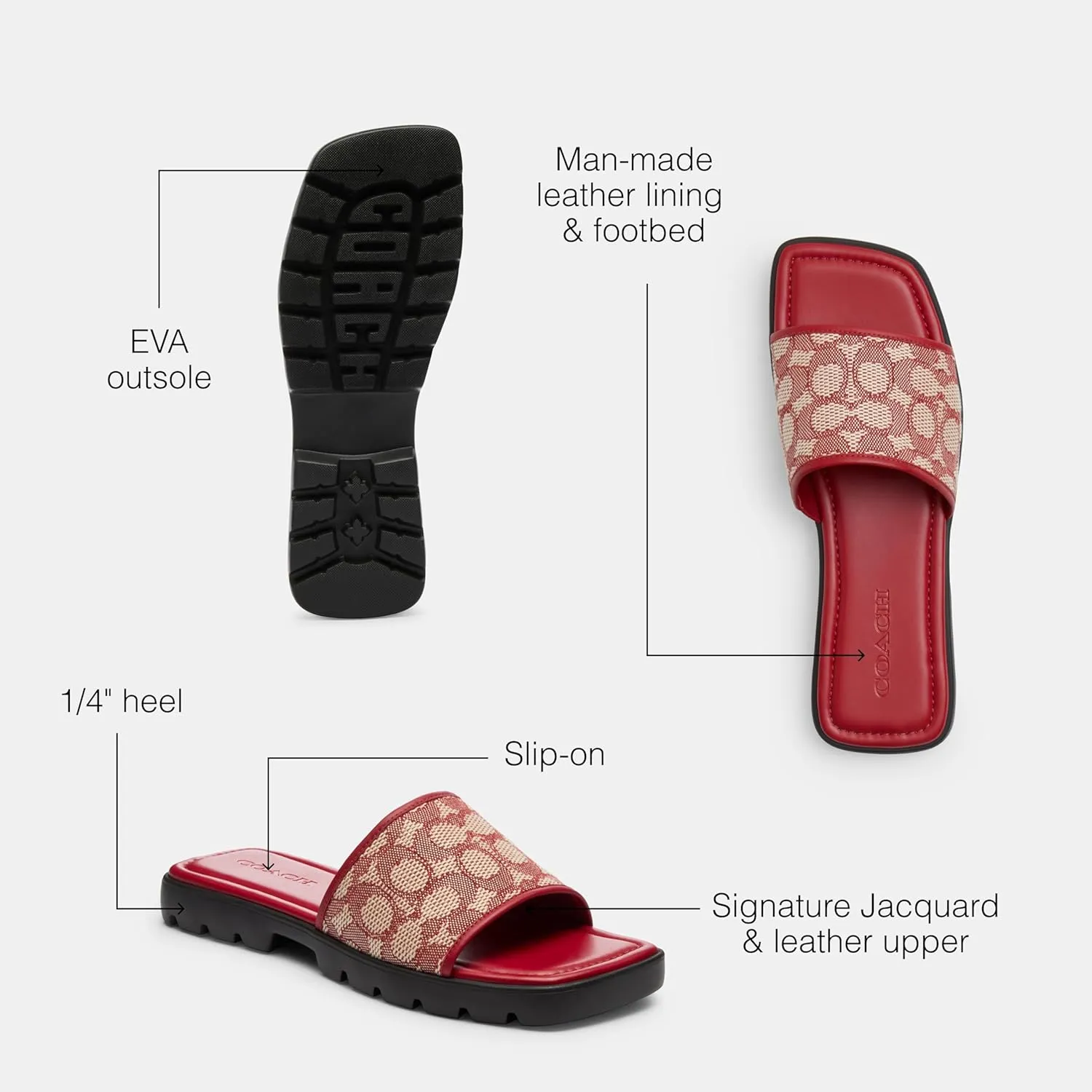 Coach Women's Florence Slide Sandal