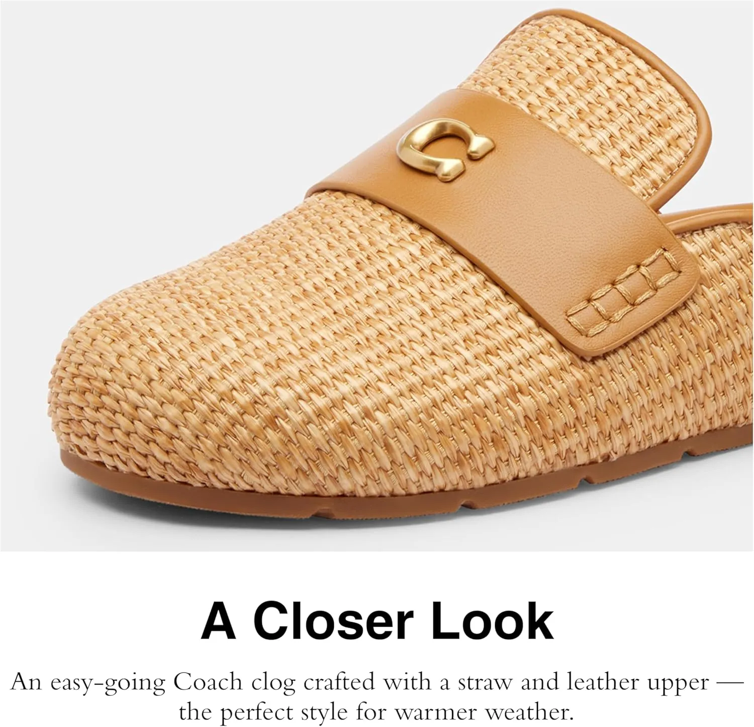 COACH Women's Sculpted C Clogs