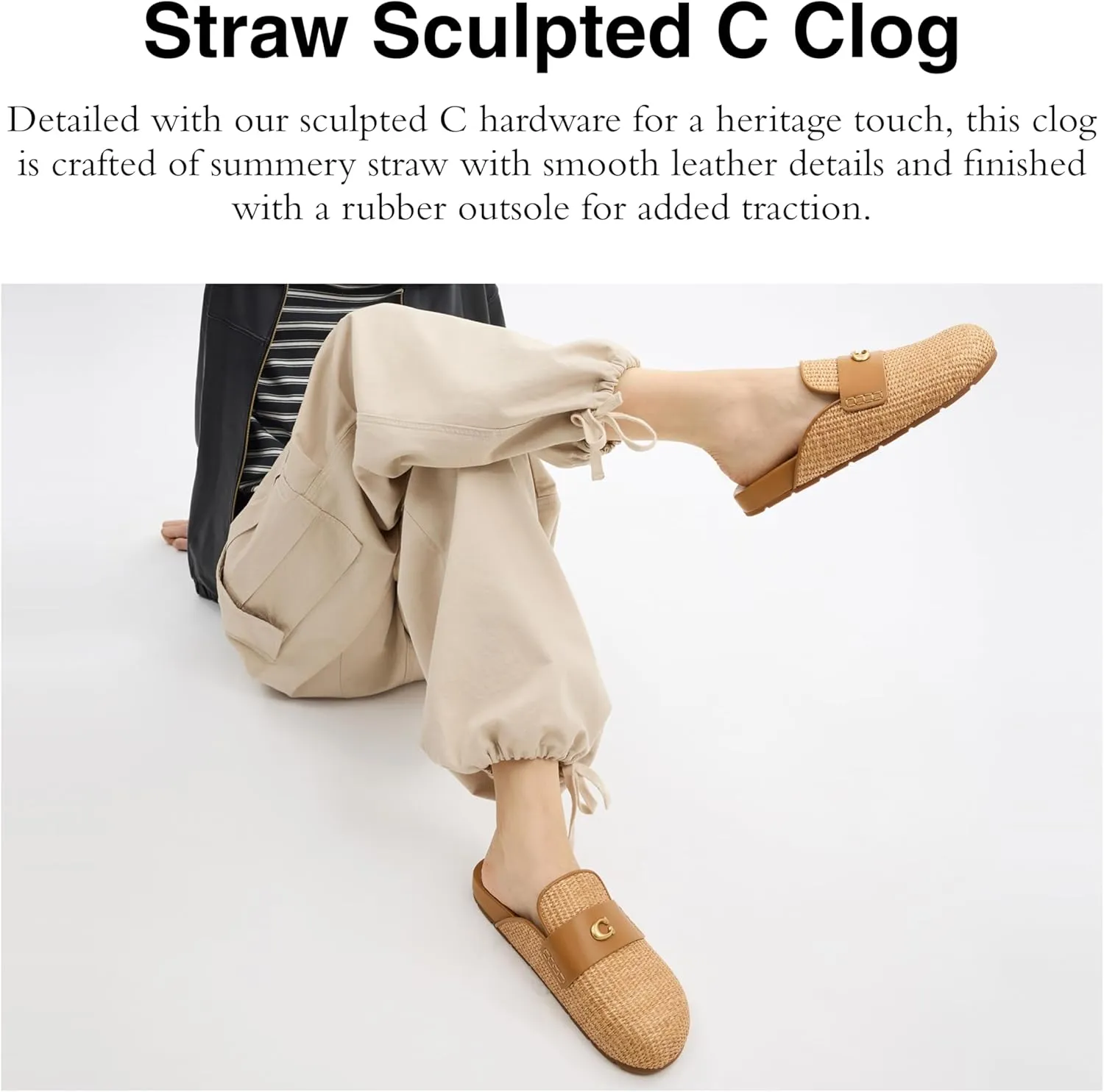 COACH Women's Sculpted C Clogs