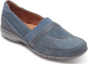 Cobb Hill Penfield A Line Casual Slip-On Women's Slip On, 7 2A(N) US, Blue