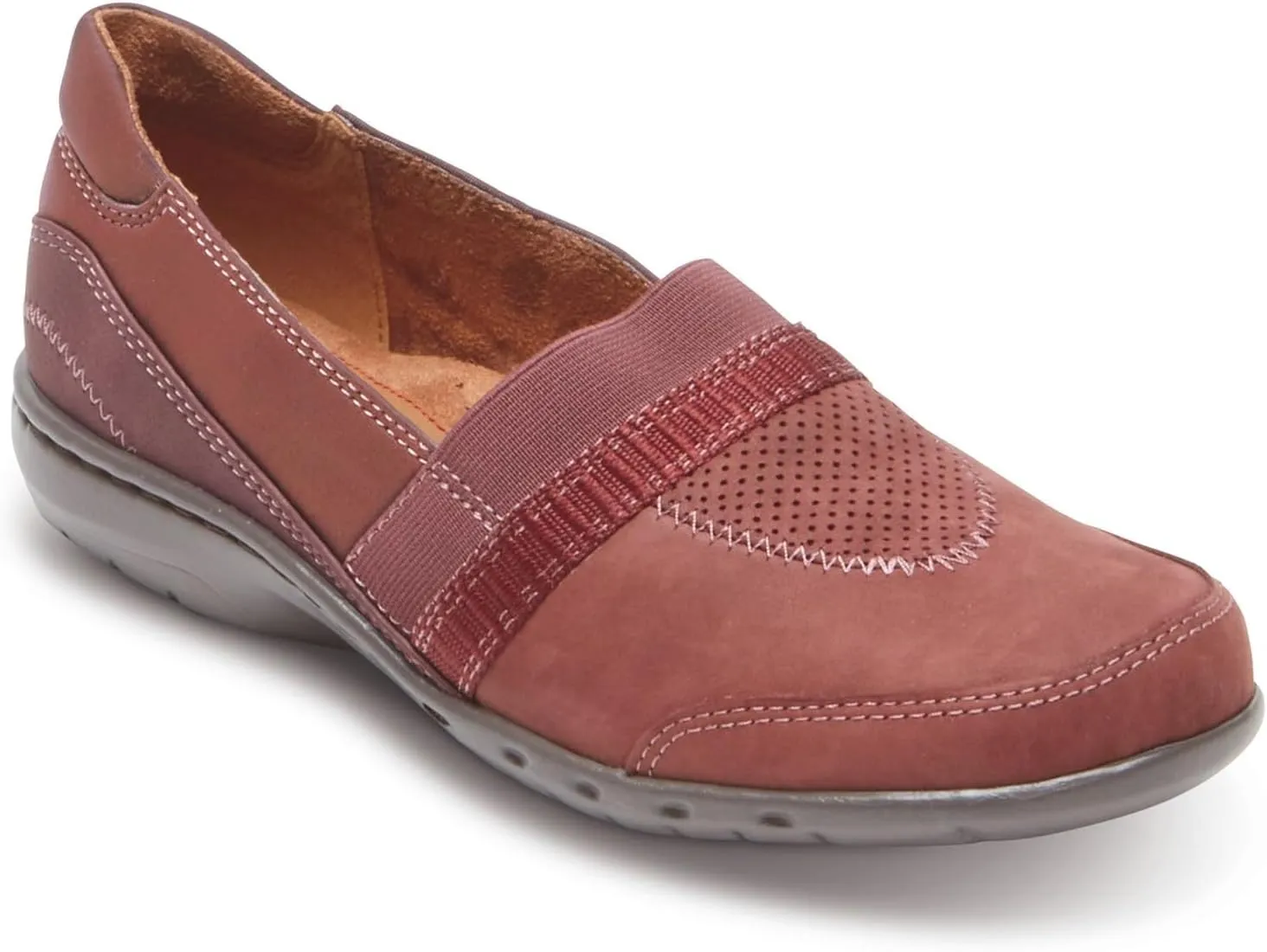 Cobb Hill Penfield A Line Casual Slip-On Women's Slip On, 7.5 C/D US, Redwood