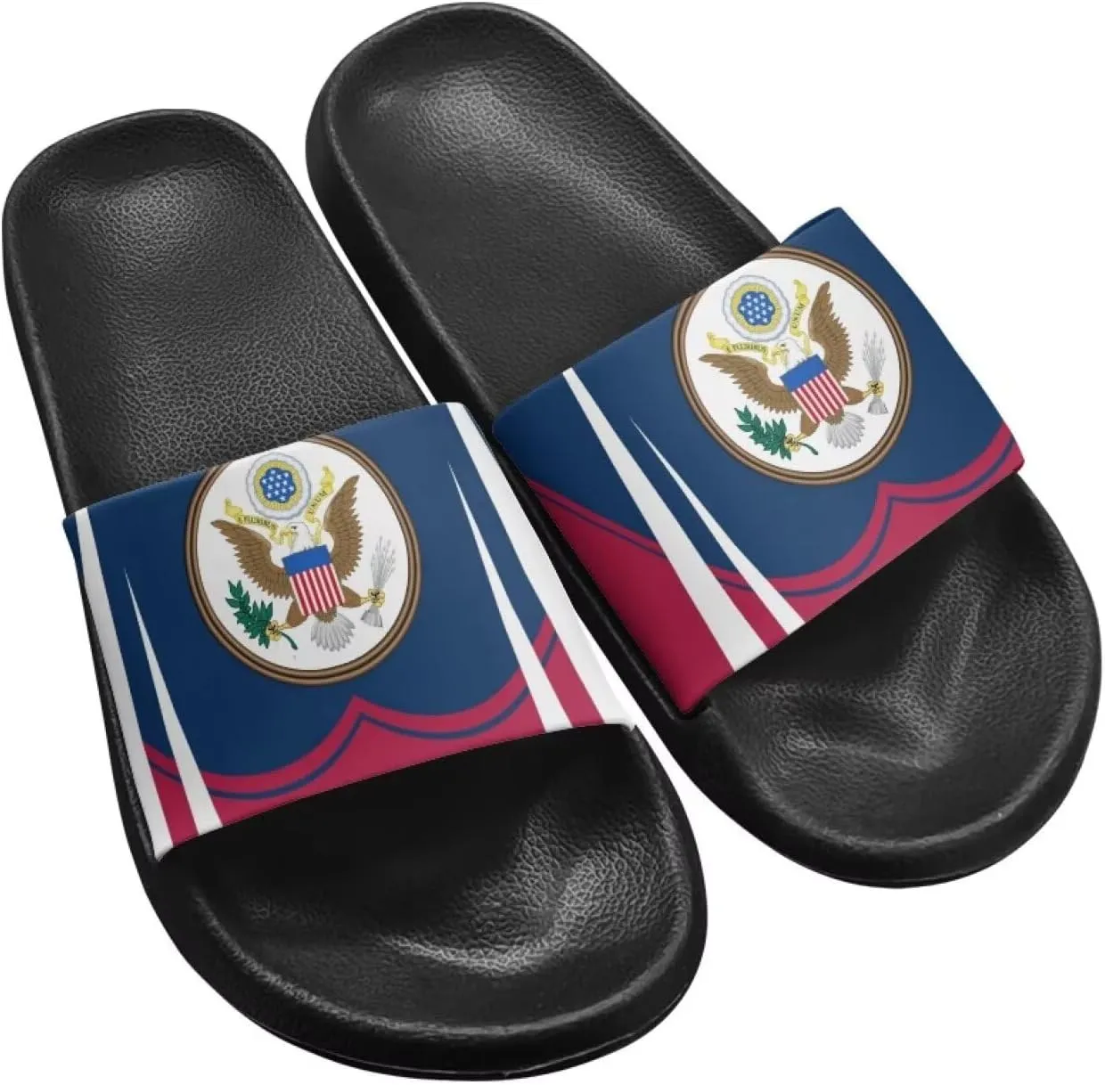 Comfortable Cushion House Slippers for Women, Indoor Outdoor EVA Foam Foot Shower Shoes with Non-Slip Arch Support