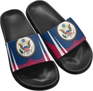 Comfortable Cushion House Slippers for Women, Indoor Outdoor EVA Foam Foot Shower Shoes with Non-Slip Arch Support