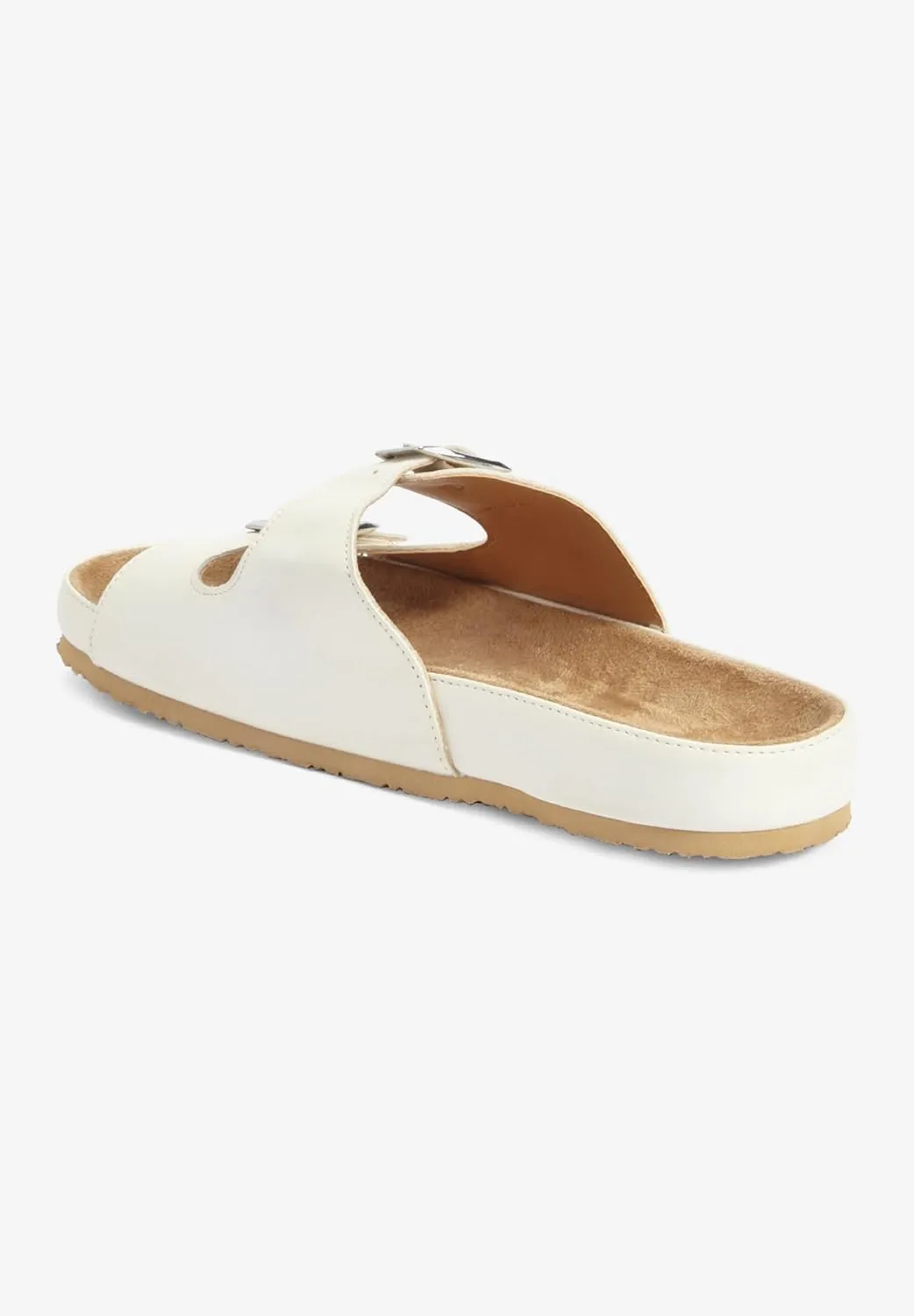Comfortview Women's Wide Width The Maxi Footbed Sandal