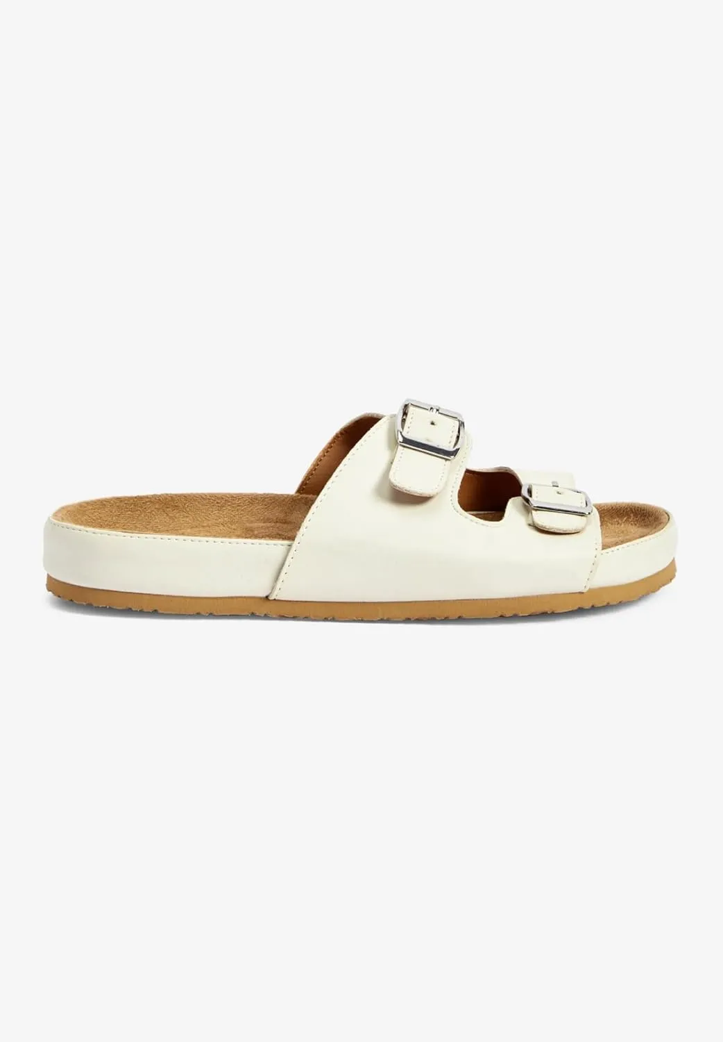 Comfortview Women's Wide Width The Maxi Footbed Sandal