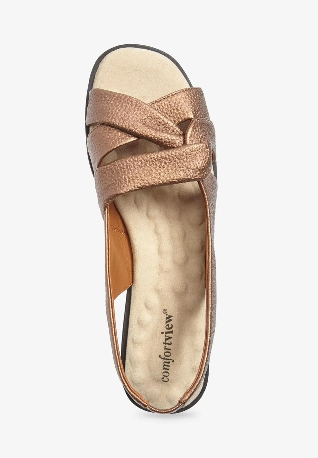 Comfortview Women's Wide Width The Pearl Sandal