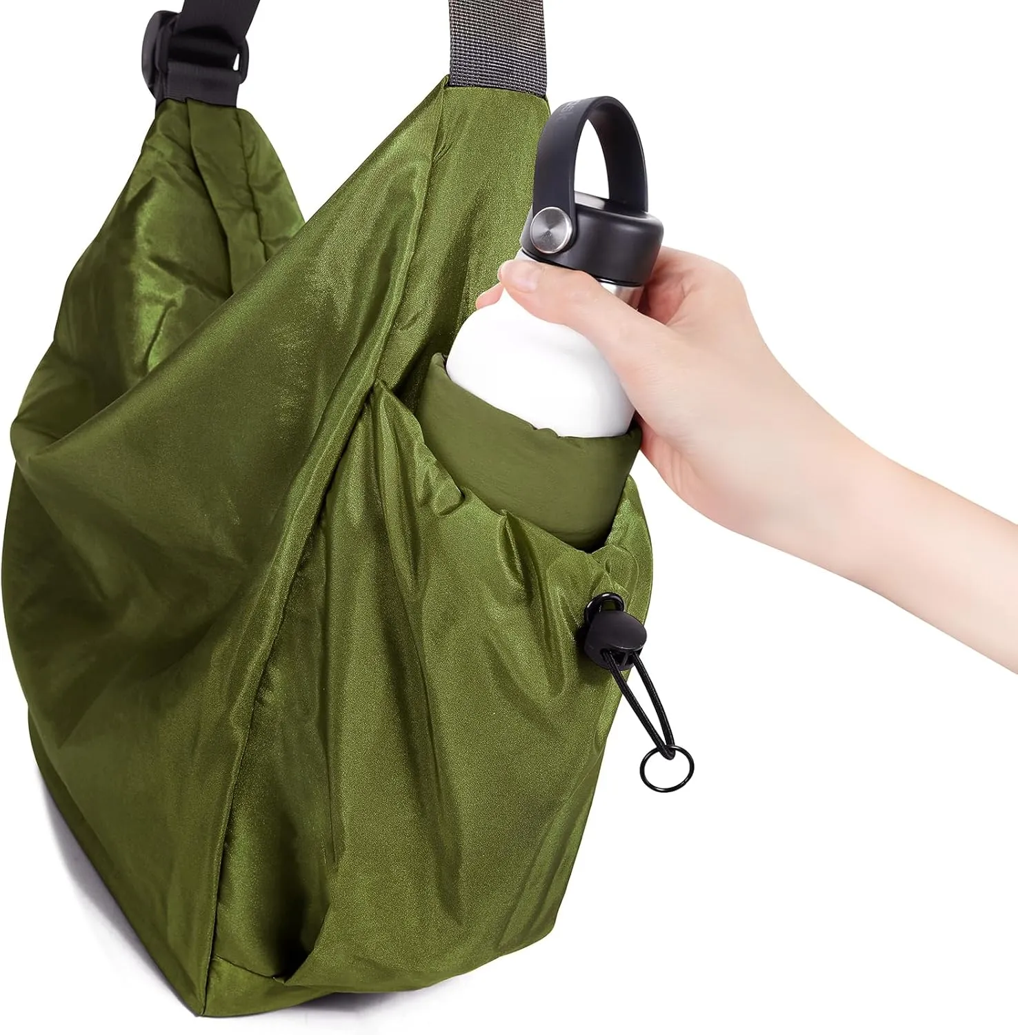 CONTAIL 18L Daily Shoulder Bag,Casual Tote Handbag,Waterproof Crossbody Bag with Removable Insulated Beverage Holder