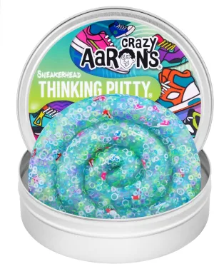 Crazy Aaron's Thinking Putty® - Sneakerhead - Multi-Color Sensory Putty for Kids and Grown ups in a 4" Tin - Creative and Endless Fun, Stress Relief Therapy Toys, Never Dries Out - Made in USA