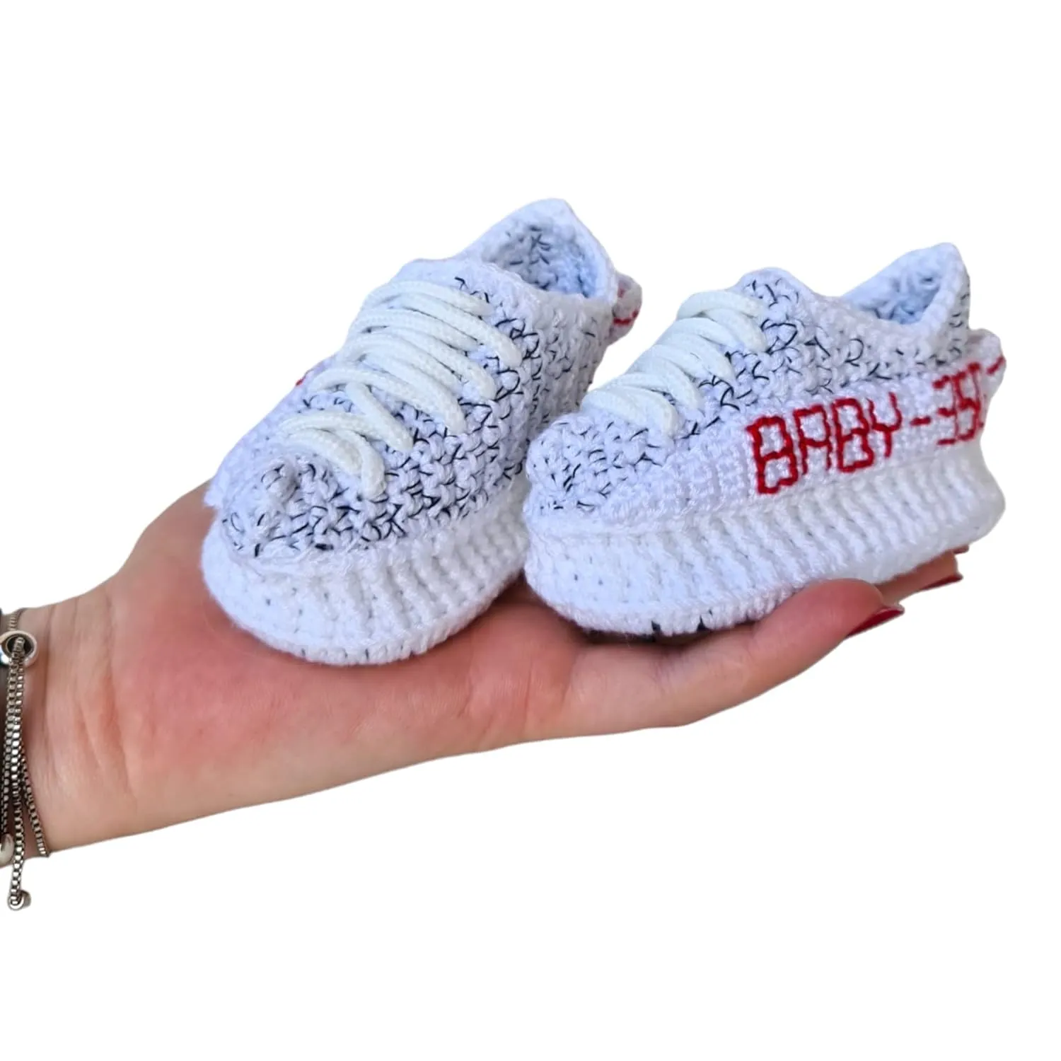 Crochet Zebra Baby Sneakers Booties, Gender Neutral Newborn Knit Shoes, Baby Shower and Newborn Gifts, Custom Baby Gift, Newborn Wool Outfit