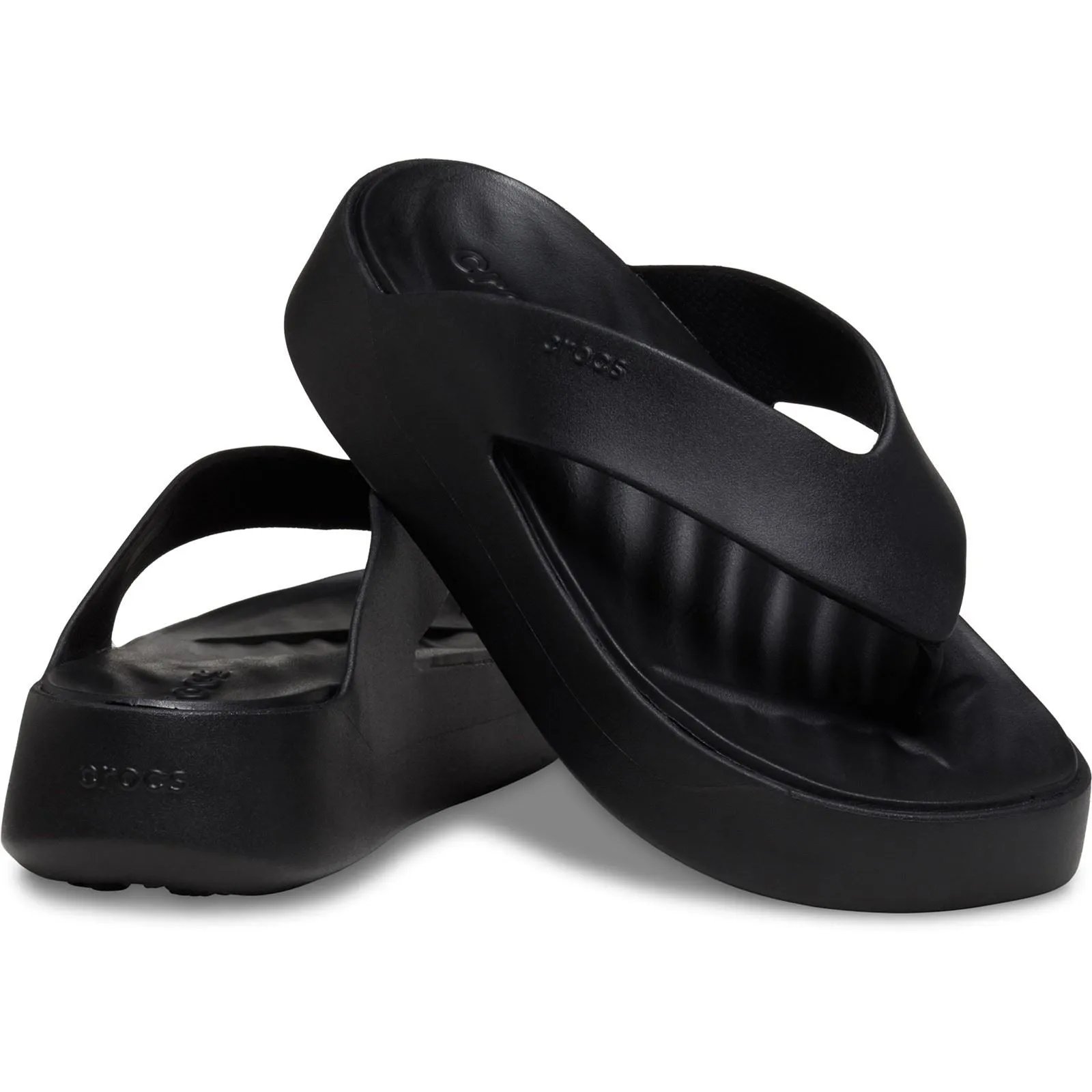Crocs Women's Getaway Platform Flip in Black