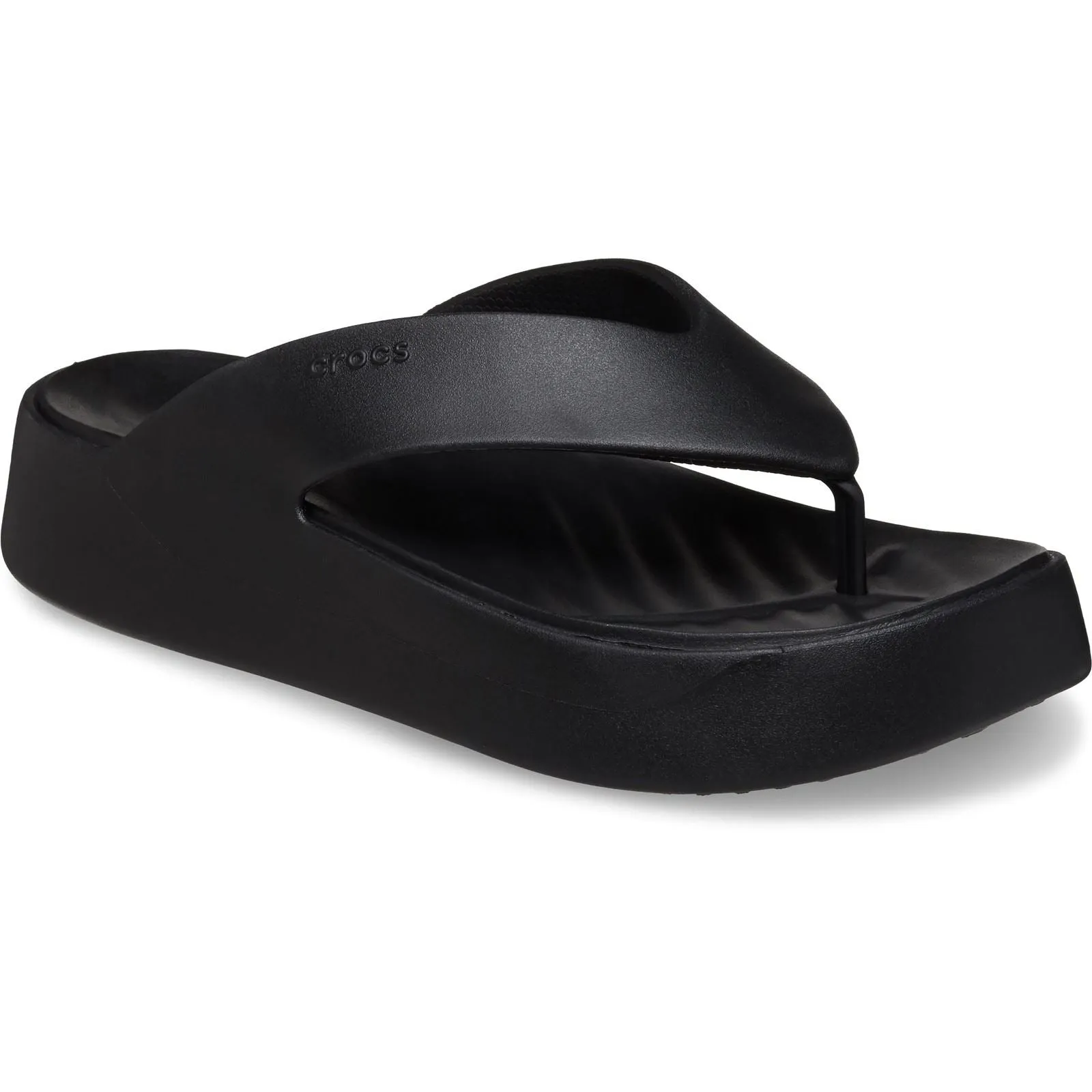 Crocs Women's Getaway Platform Flip in Black