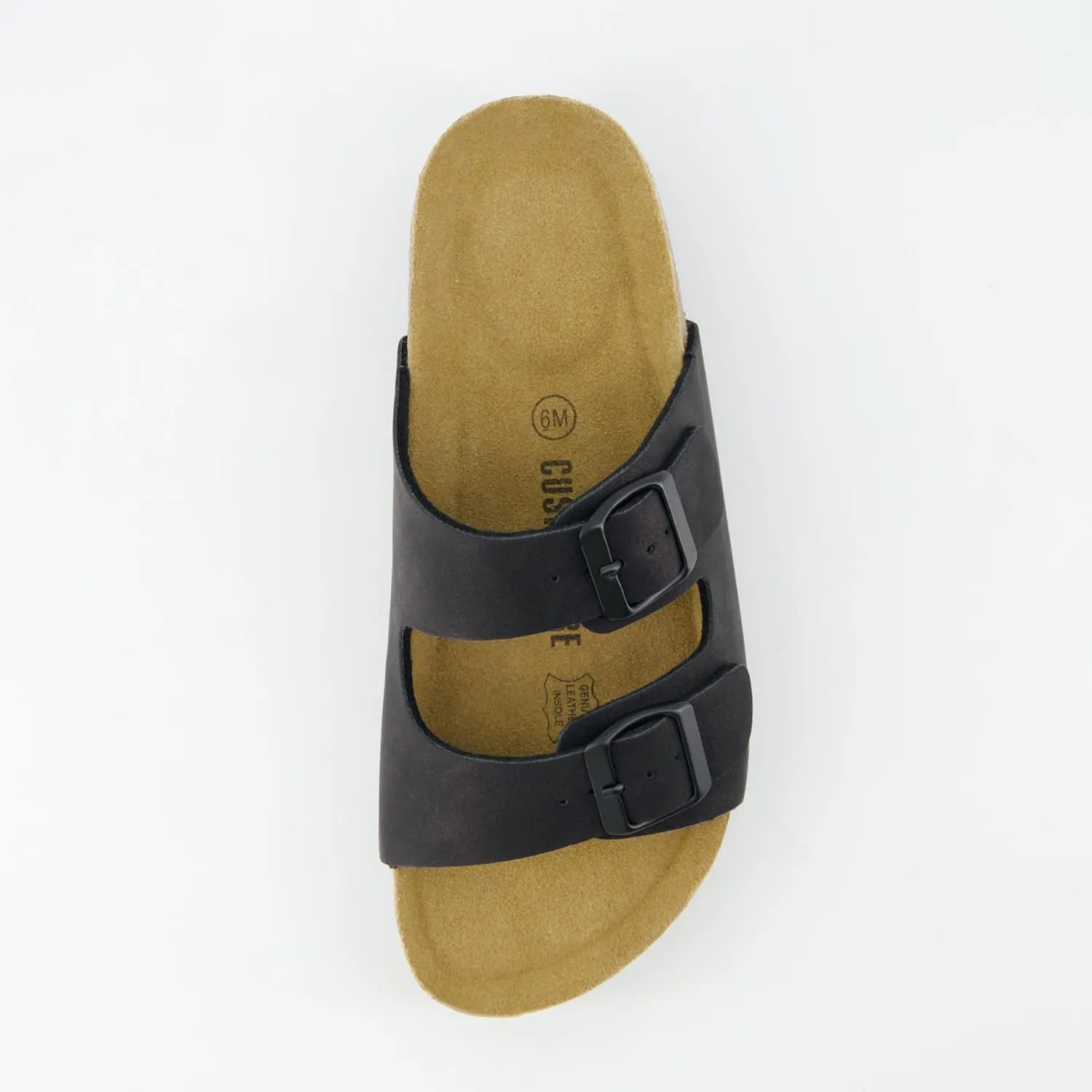 CUSHIONAIRE Women's Plane Platform Footbed Sandal With  Comfort, Wide Widths Available