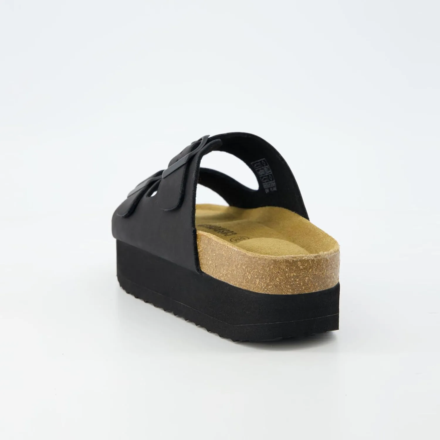 CUSHIONAIRE Women's Plane Platform Footbed Sandal With  Comfort, Wide Widths Available