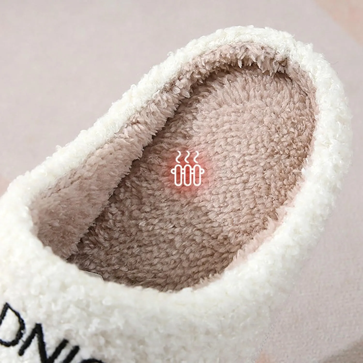 Cute Strawberry Pattern Women's Bedroom Slippers - Warm, Soft, Fuzzy, Non-Slip