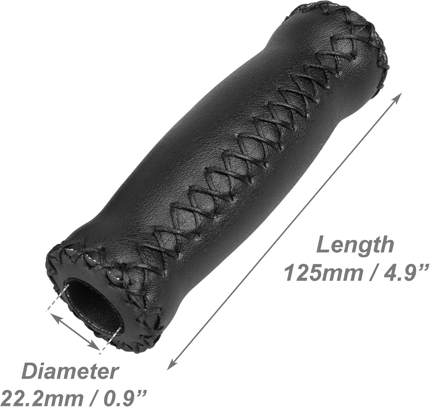 CyclingDeal Mountain Bike Grips Bicycle Handlebar Grips - MTB Grips Bike Handlebar Grips Great for Beach Cruiser - Soft Cushioned Thick Vinyl 125mm Quality Bike Handle Grips