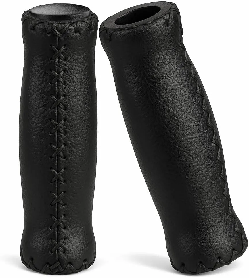 CyclingDeal Mountain Bike Grips Bicycle Handlebar Grips - MTB Grips Bike Handlebar Grips Great for Beach Cruiser - Soft Cushioned Thick Vinyl 125mm Quality Bike Handle Grips