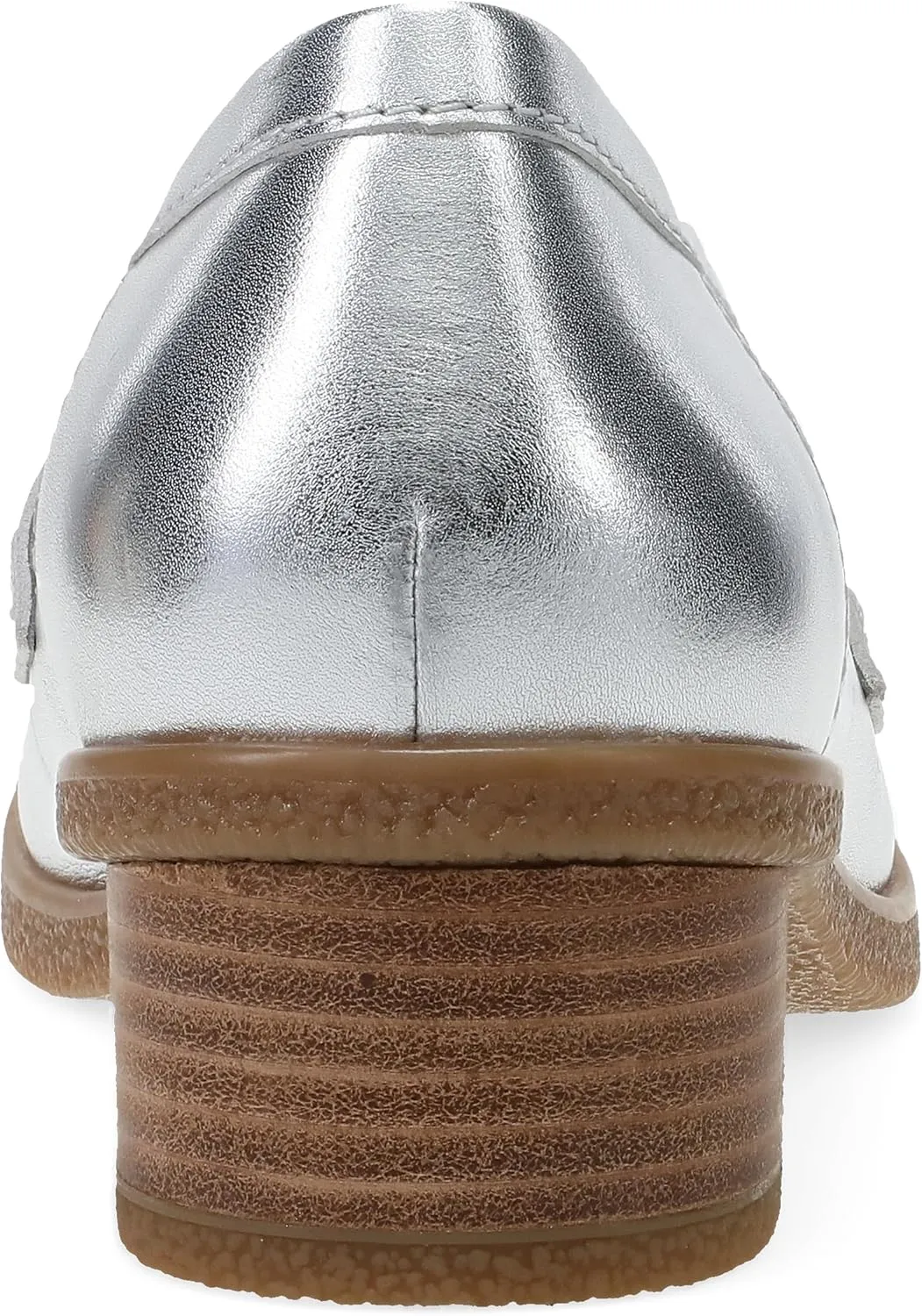 Dansko Danica Heeled Loafer for Women - Waterproof Leather with Rubber Outsole and Leather Stacked Heel for Long-Lasting Style in Any Weather