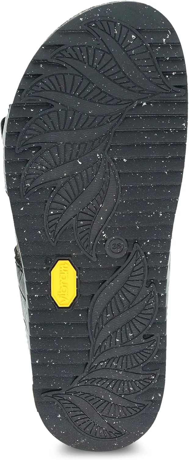 Dansko Dayna Double Buckle, Slip-On Sandal for Women - Cushioned Cork Midsole for Comfort and Shock Absorption - Vibram ECOSTEP EVO Rubber Outsole for Long-Lasting Wear