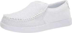 DC mens Villain Casual Slip on Skate Shoe, White, 14 US