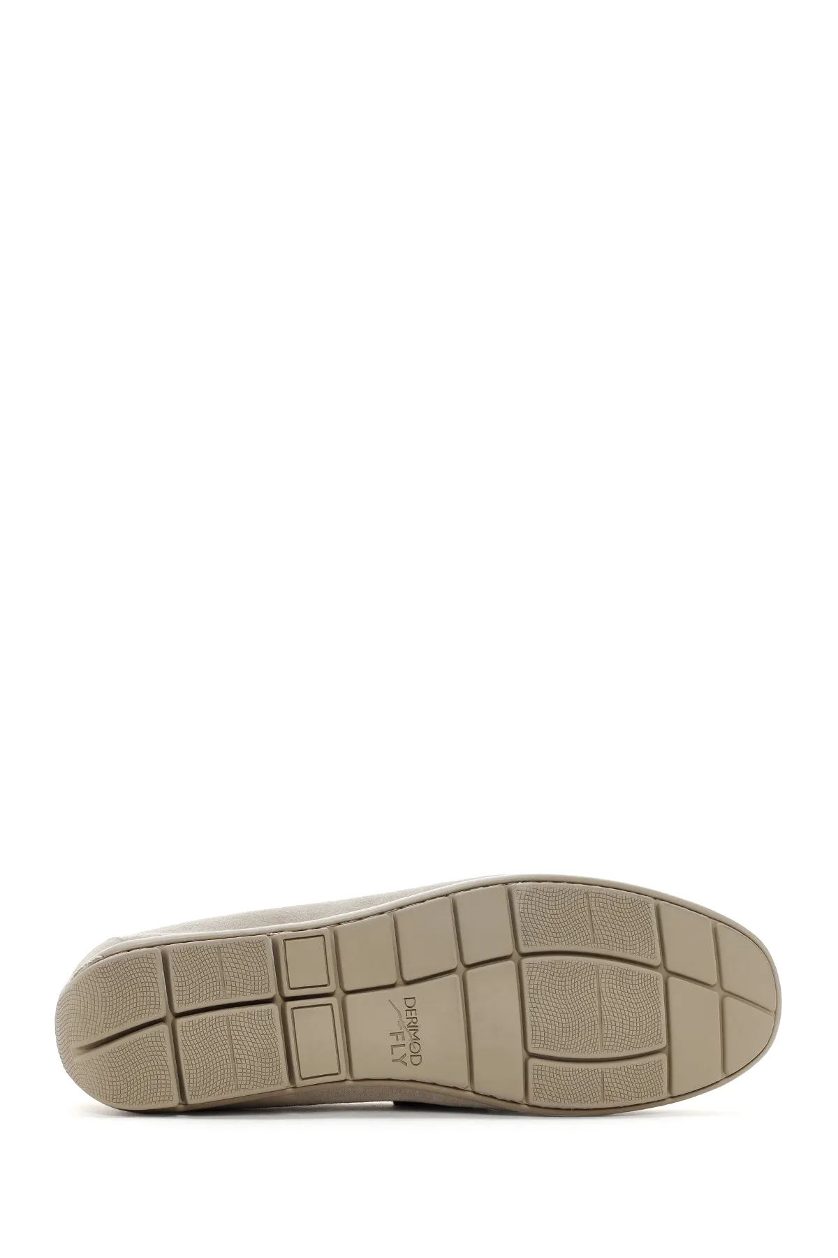Derimod Fly Erkek Bej Süet Deri Casual Loafer