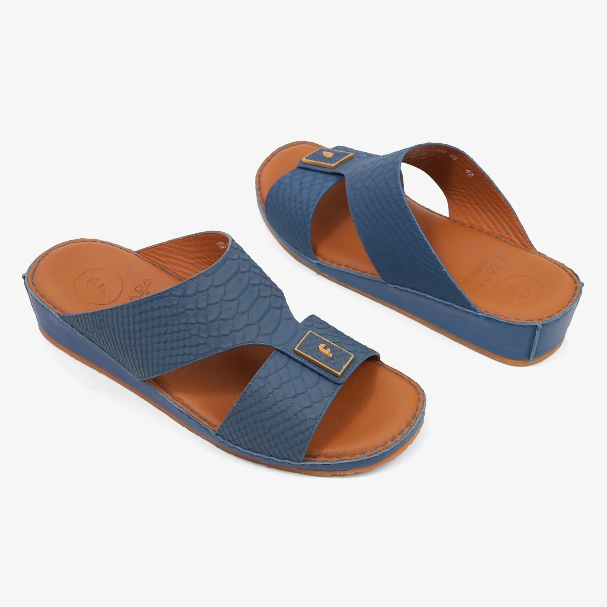 DESIGNER PITONE VENEZIANO ARABIC SANDALS EMERALD