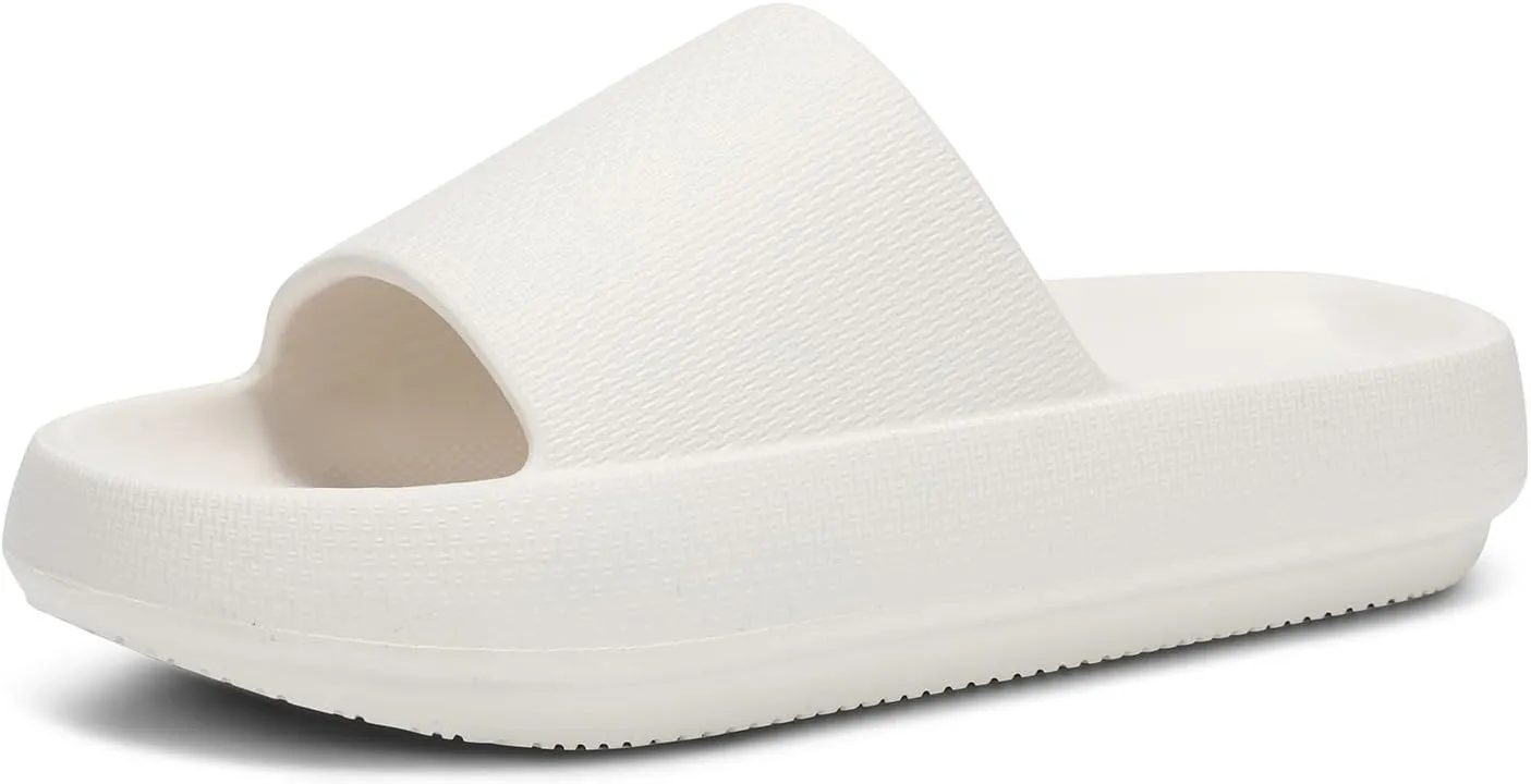 Dirk Slides for Women and Men Sandals Pillow Slippers Shower shoes Cushioned Cloud Slides