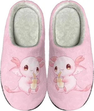DISNIMO Soft Cozy Warm Fall Winter House Bedroom Slippers for Women Girls Ladies