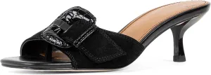 Donald Pliner Women’s Cherry Slide Heeled Sandal, 2.5” Kitten Heel Sandals for Women, Slip On Dress Shoes