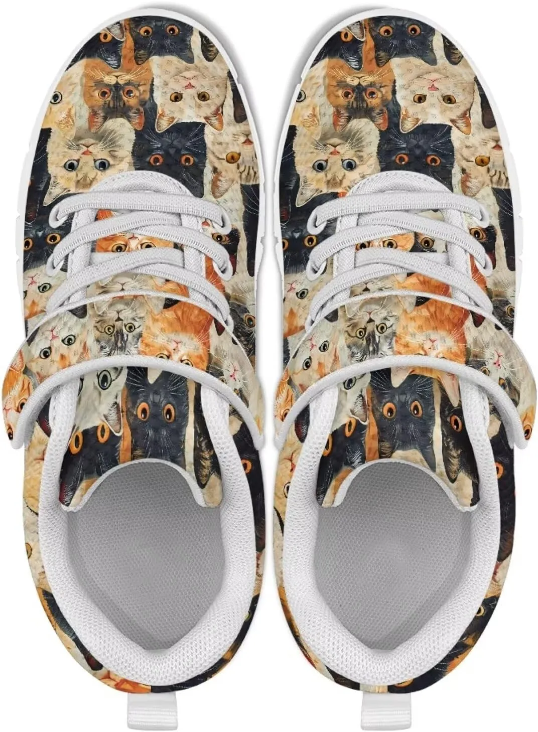 Doojoayie Slip On Shoes for Girls Soft Sole School Tennis Shoes Hook and Loop