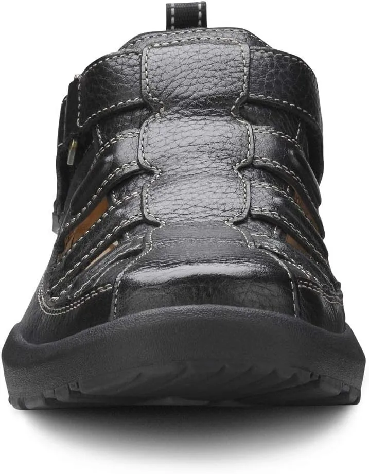 Dr. Comfort Fisherman Men's Therapeutic Diabetic Extra Depth Sandal: Black 10.0 Medium (B/D)