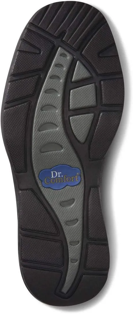Dr. Comfort Fisherman Men's Therapeutic Diabetic Extra Depth Sandal: Black 10.0 Medium (B/D)