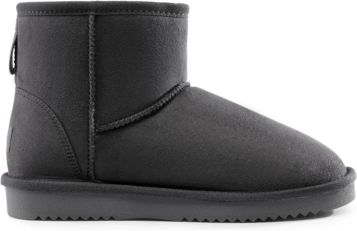 DREAM PAIRS Women's Black Brown Tan Grey Winter Snow Boots Classic Faux Fur Lined Slip On Ankle Boots